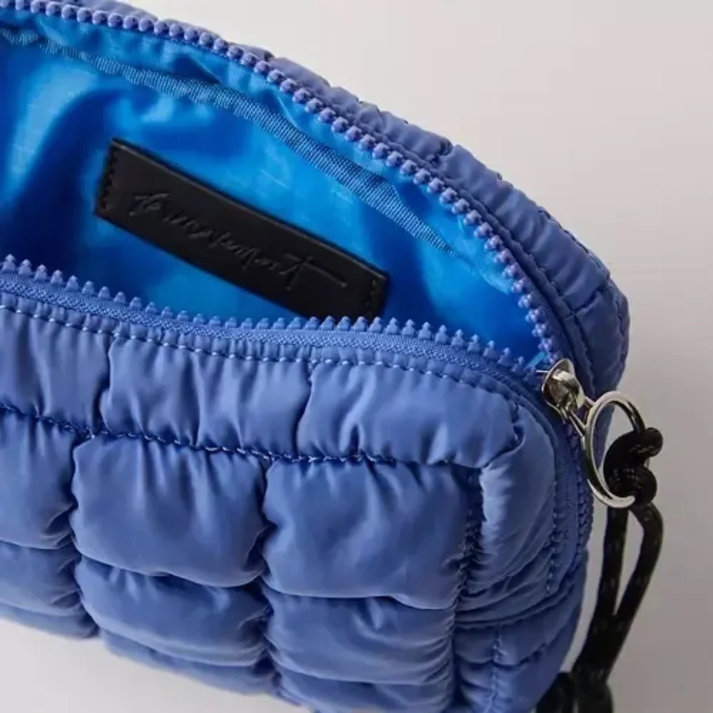 FP Movement by Free People Quilted Mini Case Blueberry Blue NWT